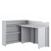 Izvelkams rakstāmgalds WORK CONCEPT CW-01P, pelēks Izvelkams rakstāmgalds WORK CONCEPT CW-01P, pelēks